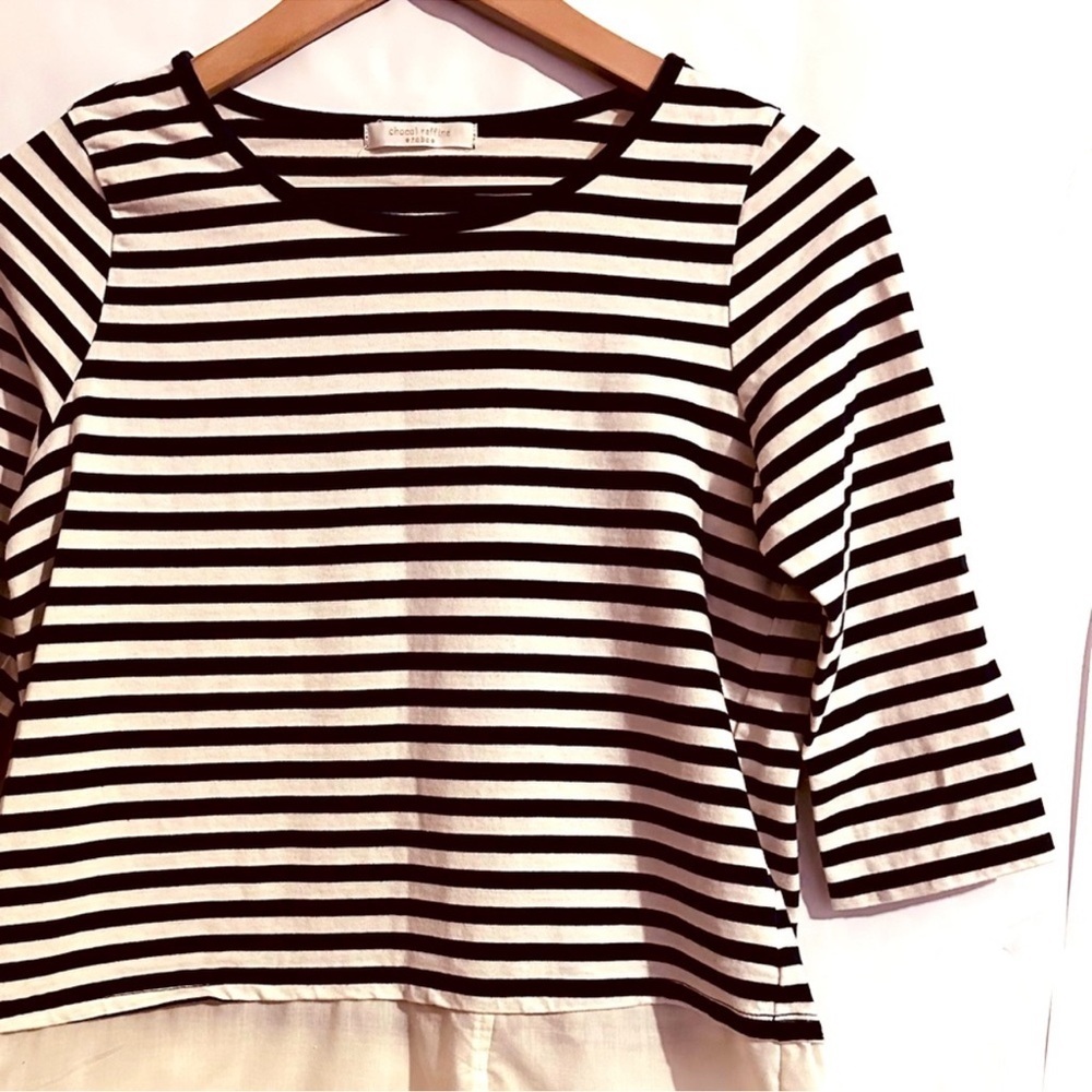 Chocol Raffine Robe | Top | Striped Top - Picture 7 of 8